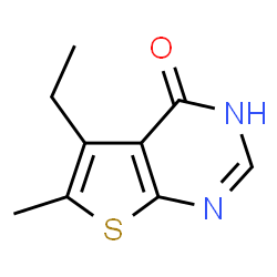 ChemSpider 2D Image | 5-Ethyl-6-methylthieno[2,3-d]pyrimidin-4(1H)-one | C9H10N2OS