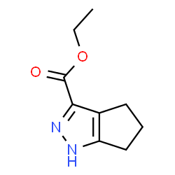 ChemSpider 2D Image | Ethyl 1,4,5,6-tetrahydrocyclopenta[c]pyrazole-3-carboxylate | C9H12N2O2
