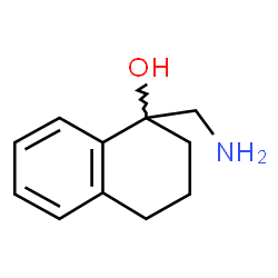 ChemSpider 2D Image | 1-Aminomethyl-1,2,3,4-tetrahydro-naphthalen-1-ol | C11H15NO