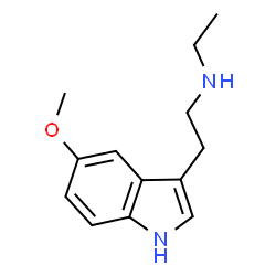 ChemSpider 2D Image | N-Ethyl-5-methoxy-1H-indole-3-ethanamine | C13H18N2O