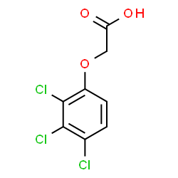 ChemSpider 2D Image | (2,3,4-Trichlorophenoxy)acetic acid | C8H5Cl3O3