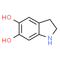 ChemSpider 2D Image | 5,6-Indolinediol | C8H9NO2