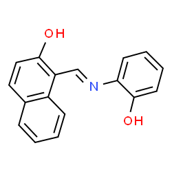 ChemSpider 2D Image | 1-(((2-Hydroxyphenyl)imino)methyl)-2-naphthol | C17H13NO2
