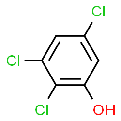 ChemSpider 2D Image | 2,3,5-Trichlorophenol | C6H3Cl3O