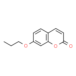 ChemSpider 2D Image | 7-Propoxy-2H-chromen-2-one | C12H12O3