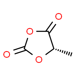 ChemSpider 2D Image | (5S)-5-Methyl-1,3-dioxolane-2,4-dione | C4H4O4