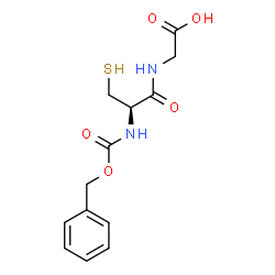 ChemSpider 2D Image | N-[(Benzyloxy)carbonyl]-L-cysteinylglycine | C13H16N2O5S