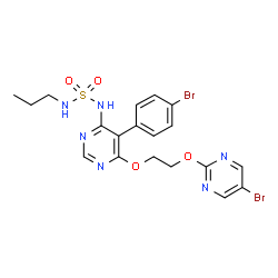 ChemSpider 2D Image | Macitentan | C19H20Br2N6O4S