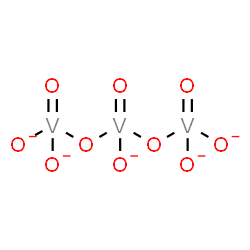 ChemSpider 2D Image | bis[(dioxido(oxo)vanadio)oxy]-oxido-oxo-vanadium | O10V3