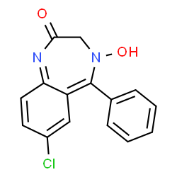 ChemSpider 2D Image | Demoxepam | C15H11ClN2O2