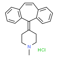 ChemSpider 2D Image | cyproheptadine | C21H22ClN