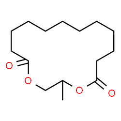 ChemSpider 2D Image | 2-Methyl-1,4-dioxacyclohexadecane-5,16-dione | C15H26O4