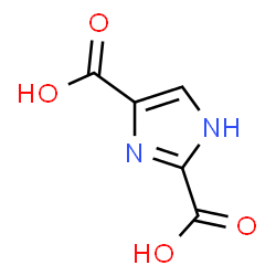 ChemSpider 2D Image | 1H-Imidazole-2,4-dicarboxylic acid | C5H4N2O4