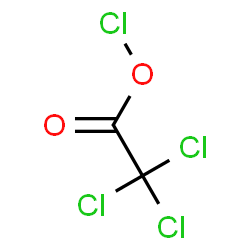 ChemSpider 2D Image | 1,1,1-Trichloro-2-(chlorooxy)-2-oxoethane | C2Cl4O2