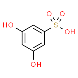 ChemSpider 2D Image | 3,5-Dihydroxybenzenesulfonic acid | C6H6O5S