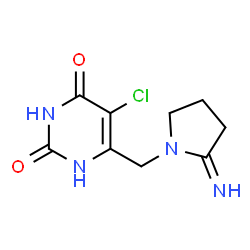 ChemSpider 2D Image | Tipiracil | C9H11ClN4O2