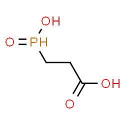 ChemSpider 2D Image | 3-[Hydroxy(oxido)phosphoranyl]propanoic acid | C3H7O4P