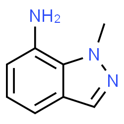 ChemSpider 2D Image | 1-Methyl-1H-indazol-7-amine | C8H9N3