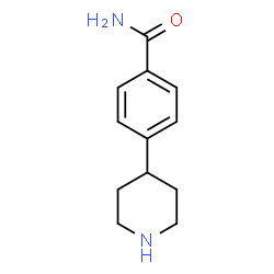 ChemSpider 2D Image | 4-(4'-Benzamide)piperidine | C12H16N2O