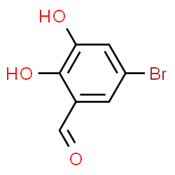 ChemSpider 2D Image | 5-Bromo-2,3-dihydroxybenzaldehyde | C7H5BrO3