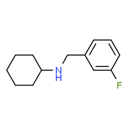 ChemSpider 2D Image | N-(3-Fluorobenzyl)cyclohexanamine | C13H18FN