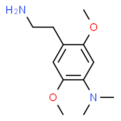 ChemSpider 2D Image | 4-(2-Aminoethyl)-2,5-dimethoxy-N,N-dimethylaniline | C12H20N2O2