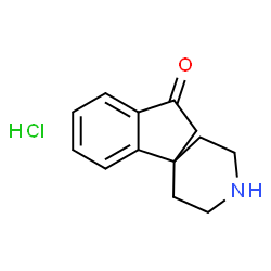ChemSpider 2D Image | Spiro[indene-1,4'-piperidin]-3(2H)-one hydrochloride | C13H16ClNO