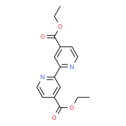 ChemSpider 2D Image | 4,4'-Bis(ethoxycarbonyl)-2,2'-Bipyridine | C16H16N2O4