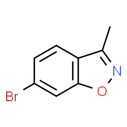 ChemSpider 2D Image | 6-Bromo-3-Methylbenzoisoxazole | C8H6BrNO