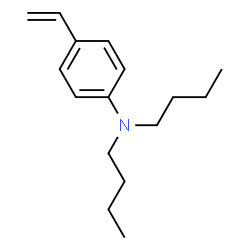 ChemSpider 2D Image | N,N-Dibutyl-4-vinylaniline | C16H25N