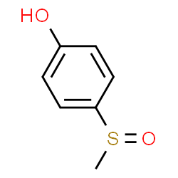ChemSpider 2D Image | 4-(Methylsulfinyl)phenol | C7H8O2S