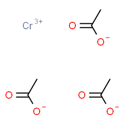 ChemSpider 2D Image | chromium acetate | C6H9CrO6