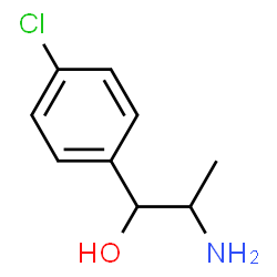 ChemSpider 2D Image | p-Chloro-beta-hydroxyamphetamine | C9H12ClNO