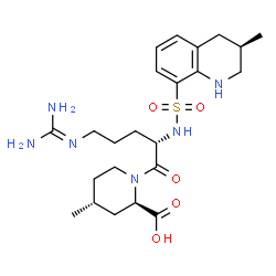 ChemSpider 2D Image | (21R)-argatroban anhydrous | C23H36N6O5S