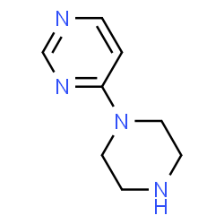 ChemSpider 2D Image | 4-(1-Piperazinyl)pyrimidine | C8H12N4