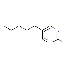 ChemSpider 2D Image | 2-Chloro-5-pentylpyrimidine | C9H13ClN2