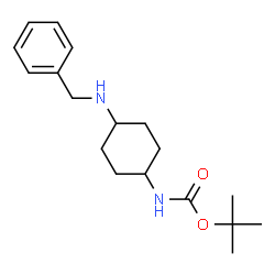 ChemSpider 2D Image | 2-Methyl-2-propanyl [4-(benzylamino)cyclohexyl]carbamate | C18H28N2O2