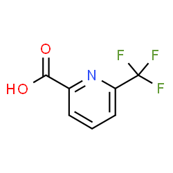 ChemSpider 2D Image | 6-(Trifluoromethyl)-2-pyridinecarboxylic acid | C7H4F3NO2