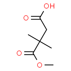 ChemSpider 2D Image | 1-Methyl-2,2-dimethylsuccinate | C7H12O4