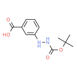 ChemSpider 2D Image | 3-(2-{[(2-Methyl-2-propanyl)oxy]carbonyl}hydrazino)benzoic acid | C12H16N2O4