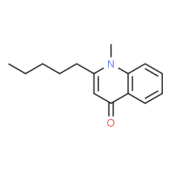 ChemSpider 2D Image | 1-Methyl-2-pentyl-4(1H)-quinolinone | C15H19NO