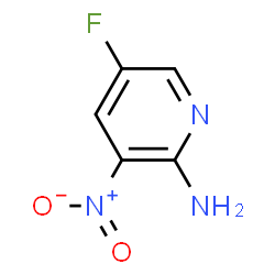 ChemSpider 2D Image | 5-Fluoro-3-nitro-2-pyridinamine | C5H4FN3O2
