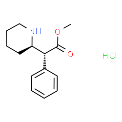 ChemSpider 2D Image | Dexmethylphenidate hydrochloride | C14H20ClNO2