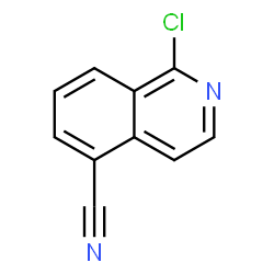 ChemSpider 2D Image | 1-Chloro-5-isoquinolinecarbonitrile | C10H5ClN2