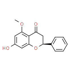 ChemSpider 2D Image | (-)-alpinetin | C16H14O4