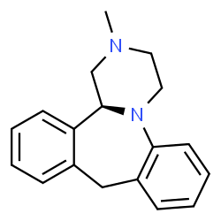 ChemSpider 2D Image | (14bS)-2-Methyl-1,2,3,4,10,14b-hexahydrodibenzo[c,f]pyrazino[1,2-a]azepine | C18H20N2
