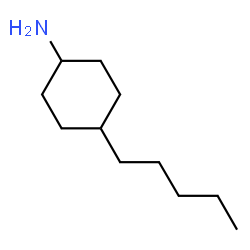ChemSpider 2D Image | 4-Pentylcyclohexanamine | C11H23N