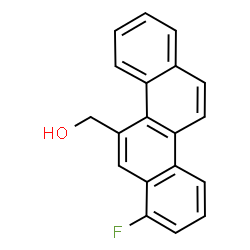 ChemSpider 2D Image | 7-Fluoro-5-chrysenemethanol | C19H13FO