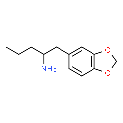 ChemSpider 2D Image | 1-(1,3-Benzodioxol-5-yl)-2-pentanamine | C12H17NO2