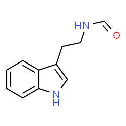ChemSpider 2D Image | N-(2-(1H-Indol-3-yl)ethyl)formamide | C11H12N2O
